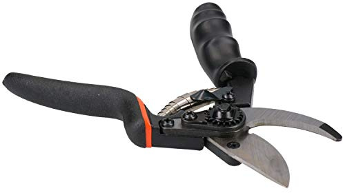 AB Tools-US Pro Gartenschere mit weichem Griff, Drehgriff - Bypass, Schwarz