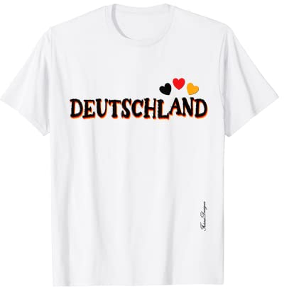 Deutschland Flagge Germany Fan Fußball, Handball, Sport T-Shirt