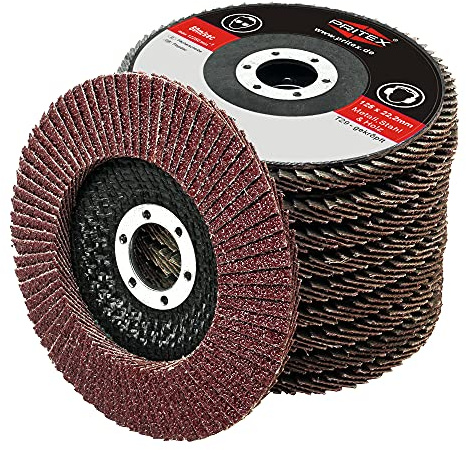 PRITEX Fächerscheiben gekröpft 125mm, Korn 40, 20 Stk.