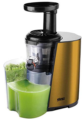MXXHFC Juicer Homefessional Slow Juicer Machine à jus d'orange Simple à Faire jus de jus de légumes Pratique et Rapide 220-240V Or