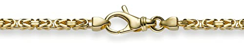 Goldkette Königskette Länge 19cm - Breite 2,5mm - 585-14 Karat Gold