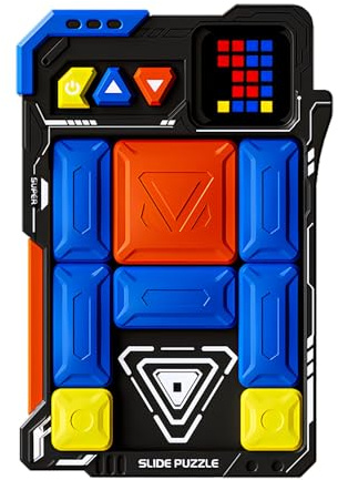 HLF Macchina per Puzzle Super Aspetto Meccanico LED Gioco di Fuga nel Labirinto HuaRong Blocchi 520 Livelli Induzione Automatica Design Magnetico Pensiero Logico Giocattoli Regalo per Bambini (Black)