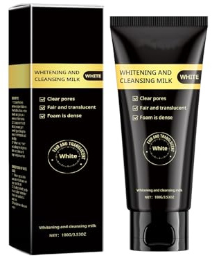 Nettoyant Blanchissant à La Niacinamide, Lait Nettoyant éClaircissant Hydratant Naturel, Nettoyant Blanchissant à La Niacinamide Pour Le Nettoyage Du Visage Et Le ContrôLe Du SéBum (1PCS)