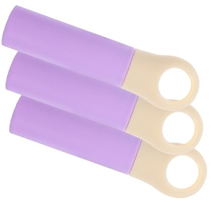 AUTSUPPL 3pcs Plastic Broom Handle Replacement Grips End Caps for Mop Rod Handles for Home Cleaning and Broom Stick Maintenance