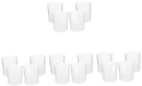 MAGICLULU 4 Set Bicchiere Di Whisky Bicchieri Da Birra Occhiali Vecchio Stile Bicchieri Da Vino Galleggianti Bicchieri Da Whisky Tazze Con Coperchi E Cannucce Brandy Transparent 4 Pezzi * 4
