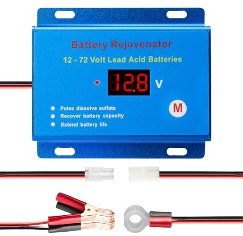 Generisch Batterie-Regenerator für 12-72V Blei-Säure-Batterien, Digitale Anzeige, Desulfatierung mit Pulstechnologie, Lebensdauerverlängerung