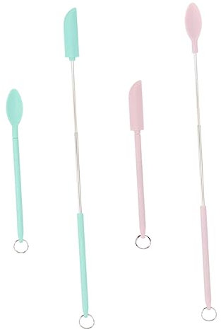 Abaodam Silicone Spatula for Kitchen Essentials Multi-Functional Baking Spatula Small Scoop for Sauce Scraper and Scoop Tasks for Dessert Preparation and Everyday Use