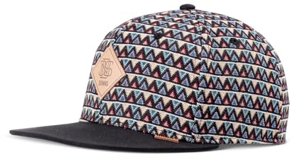 Djinns - Colour Triangle - 6 Panel Snapback Cap Cappy Hut Hat Kappe Mütze Caps