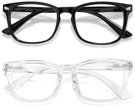 Bio-th Blue Light Glasses for Kids Boys Girls & Teens, Anti Eye Strain Computer Gaming Glasses Flexible Frame (Age 6-9)