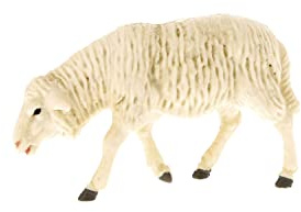Marolin Schaf grasend, zu 12cm Fig. (Kunststoff)