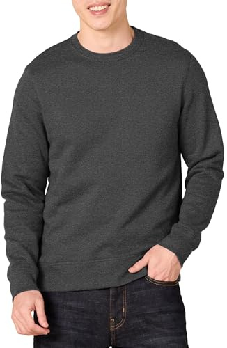 Amazon Essentials Men's Fleece Crew Neck Sweatshirt (Available in Big & Tall)