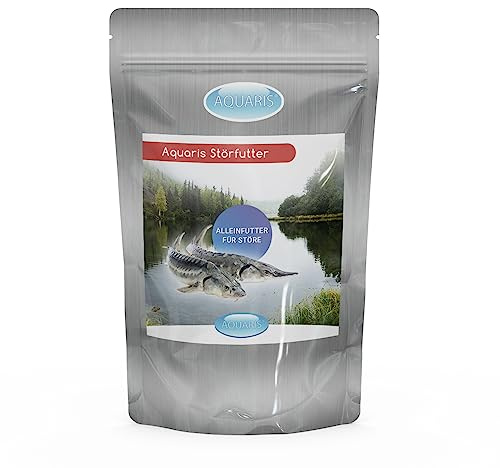 AQUARIS La Nourriture pour esturgeon ne Trouble Pas l'eau et Contient de Nombreux nutriments avec des éléments bénéfiques et est Facile à digérer 2040 g / 3 l / 3 mm