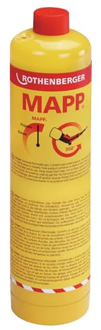ROTHENBERGER MAPP-Gas HPC, 7/16-EU, Vers. A | 035521-A | Gas, Gaskartusche, MAPP Gas