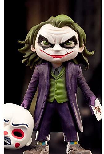 Iron Studios & MiniCo The Dark Knight The Joker Minifigur, Mehrfarbig, Standard