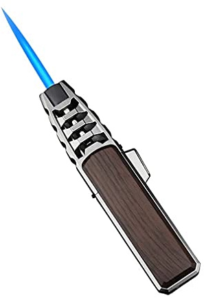 Brite Fire Torch Lighter, Bright Fire Torch Lighter, Solar Beam Torch - The Hottest Torch on Earth, Waterproof and Windproof for Kitchen,Camping Grill,Outdoor,Mens Gifts (Without Gas) (Brown)