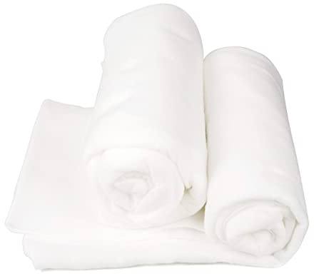 Easeen 2 Pack Christmas Snow Rolls - 3 Foot X 8 Foot Artificial Snow Blankets for Christmas Decorations