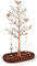 MORE&LESS Soporte de joyería de árbol grande de metal, puede colgar collares, anillos, pulseras, etc.,