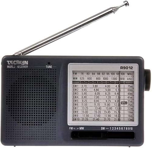 Bärbar amplitudmoduleringsfrekvensmoduleringsradio 12-bands frekvensmodulering/amplitudmodulering/kortvågsradio med flera band radiomottagare bärbar optimal radio 13 * 8 * 3 cm