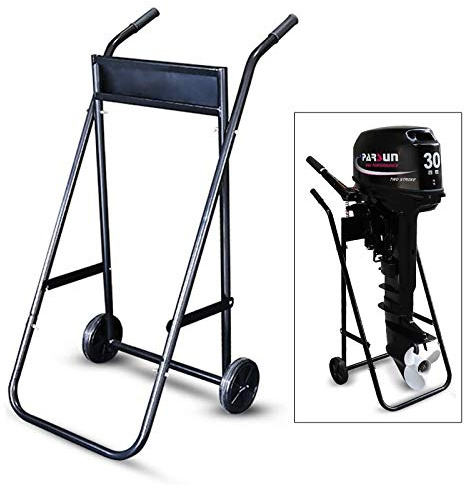 70KG Faltbarer Transportwagen für Außenborder Außenbordmotor Außenborder Transportwagen Motor Trolley Aussenborder Ständer Motor Stand,Faltbar Bootsanhänger mit Solid wheel