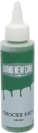 BrandNewCake® Chocex Drip Grün 120g - Perfekte Tortendekoration - Einfache Anwendung für beeindruckende Kuchen
