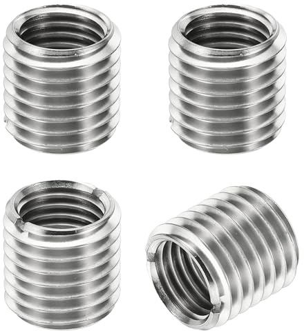 PATIKIL 4Stk Gewinde Adapter Hülse Reduzier Mutter M20x2.5 Männlich auf M16x2 Weiblich Reparatur Einsatz Mutter Schraube Reduzierer Edelstahl Befestiger 20mm