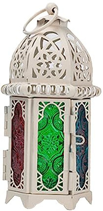 Zerodeko Vintage Kerzenhalter Bunte Laterne Für Hochzeiten Partys Und Events Dekorative Hängende Lampe Marokkanischer Stil Mit Geheimnisvollem Look