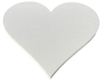 XXL Styropor Herz Breite 40 & Stärke 4cm | zum Bemalen oder Bekleben für Hochzeiten Geburtstage Feiern Jahres- Hochzeitstag & Valentinstag