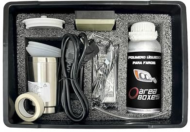 AREABOXES Auto Scheinwerfer Restaurierungs-Kit mit flüssigem Polymer Schnell und einfach Komplettes Polymer Kit Alles, was Sie brauchen, um Ihre Scheinwerfer Wieder in brandneuem Zustand zu versetzen