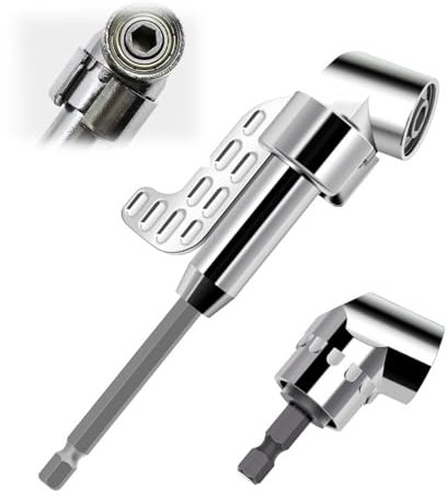Adattatore Montaggio Per Avvitatore Angolato 105° Punta Per Cacciavite Angolato Multifunzione Supporto Per Cacciavite Angolare Portapunta Con Albero Flessibile Per Garage, Operai Edili