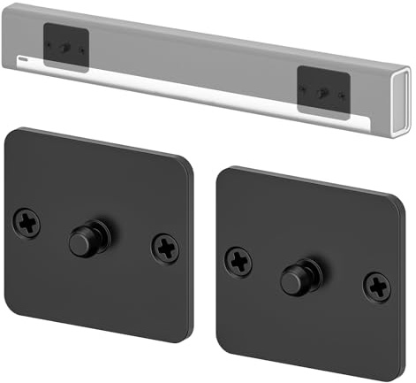 Soundbar Wall Mount Bracket for Sonos Playbar Metal Mount for Sonos Playbar Wall Bracket Easy to Install, Black
