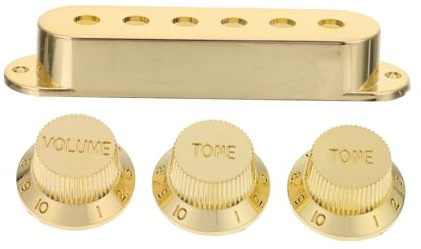 Abaodam 7stücke Gitarren-tonabnehmer-abdeckungen Aus Gold Für Humbucker Schutz Gitarren-tonabnehmer Abdeckungen Für -er Ersatz Für Beschädigte erabdeckungen
