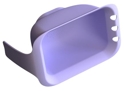 Bol mélangeur portable fente de brosse compacte et base à glisser pour salon de maison Utiliser le bol de coloration des cheveux Application lisse Bol de mélange de couleur des cheveux
