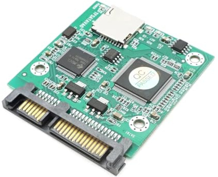 Kalttoy Sata Micro-SD-Karten-Adapter für 2,5 Zoll SATA 15-polig + 7-poliger TF-Kartenkonverter