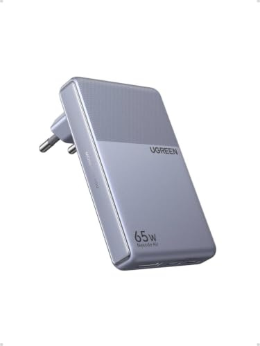 UGREEN Nexode Air Slim Chargeur 65W USB C Rapide 3 Ports GaNInfinity Tech | Compatible avec iPhone 17 Pro Max Air 16 15 14 13 12 11 Galaxy S26 S25 S24 Pixel 10 9 iPad MacBook Neo Air Pro M5 M4 M3 M2 M1