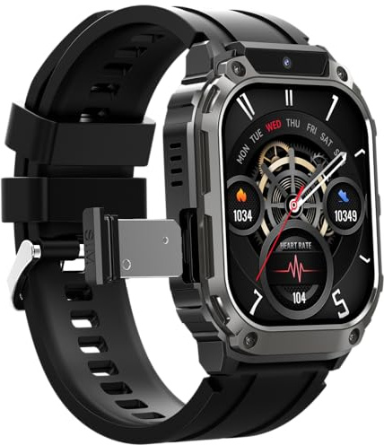 Reloj inteligente con tarjeta SIM 5G con cámara HD, capacidad de videollamada, características de gestión de la salud, reloj inteligente multifuncional para entusiastas de la tecnología