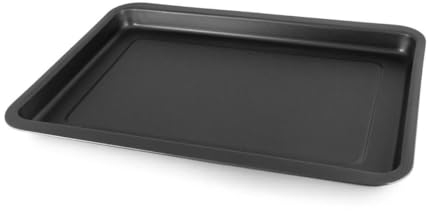 Guardini, Teglia rettangolare 32x37 cm, Acciaio con rivestimento antiaderente, Nero, Made in Italy, Linea Arianna