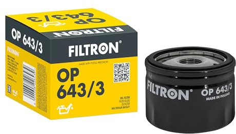 FILTRON OP 643/3 Ölfilter - für PKW + TRANSPORTER | Für PKW, Zuverlässiger Motorschutz, Optimaler Ölfluss, Robuste Bauweise, Entwickelt für Optimalen Schutz