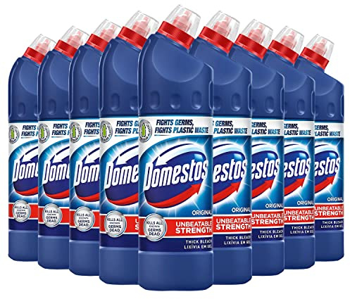 Domestos Blue Original Bleach 750ml - Box of 9