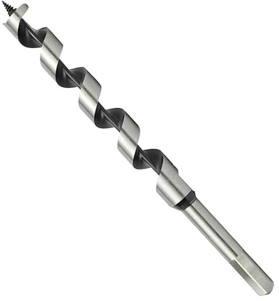 Weischer® - Schlangenbohrer 12 x 600 mm | Holzbohrer Spiralbohrer | 6-Kant-Schaft | Gewindespitze für präzise Bohrung | Weich- & Hartholz | stabiler & bruchfester Bohrer