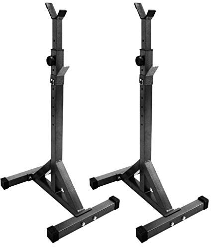 Hantelbänke Squat Rack Bankdrücken Herren Fitness Langhantel Rack Multifunktionsregal Einstellbare Halterung Home Indoor-Fitnessstudio Krafttrainingsstand Regale