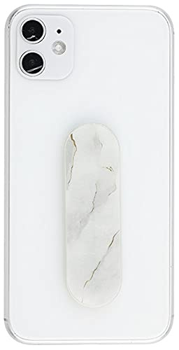 Momostick - originalet! Smartphone fingerhållare – mobiltelefon-fingerhållare, mobiltelefonhållare, ställ, handtag – mobiltelefonhållare, mobiltelefon-ring (marmor serie – grå)
