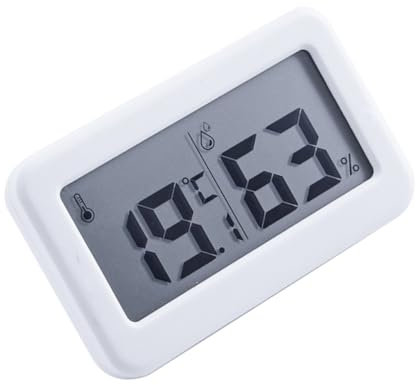 BESTonZON 1stk Raumthermometer Innen Zimmerthermometer Digital Innen Feuchtigkeitsmesser Praktisches Hygrometer en Küche Kühlschrank Hygrometer Mini Wetterstation Einfach