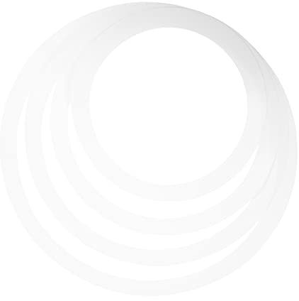 ibasenice 4 Stück-pack Snare Drum Dämpfer aus Polyacid Folie mit Volumenreduzierung und Einfacher Anwendung Zubehör für Schlagzeugübungen und Drum Bausätze | Zubehör für Musikinstrumente, Lautstärkereduktion, Einfach zu Nutzen Beim Üben von Drum Bausätze