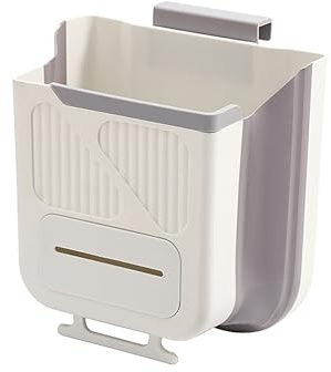 wuyukeji Pattumiera sospesa da 10 l, per auto, porta dell'armadio, campeggio, ufficio e camera da letto (HBS)