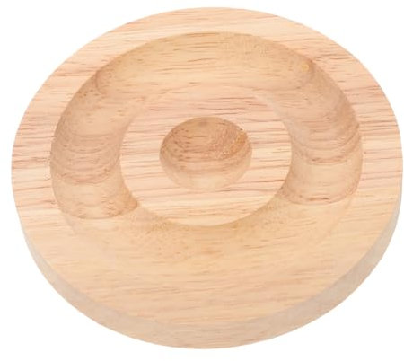 ULDIGI Holzarmband-displayhalter Runde Holzplatte Präsentation Und Aufbewahrung Von Armbändern Und Schmuckstücken Für Dekoration Und Organisation Von Schmuck