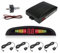 Kit de Sensores de Aparcamiento para Coche, Sistema Digital con 4 Sensores y Pantalla LED - Asistente de Estacionamiento con Sensor de Reversa, Inverso Traseros Sensores de Estacionamiento