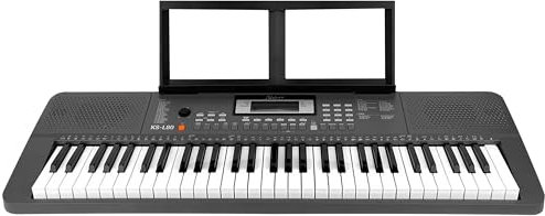 Clavier Toucher Dynamique Shiver KS-L80 Clavier Arrangeur 61 touches lumineuses