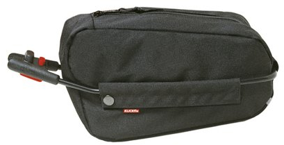 KLICKfix Fahrradtasche CONTOUR SATTELTASCHE, schwarz, M, 0217S, 26 x 12 x 14 cm