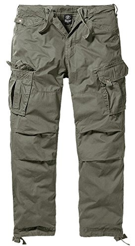 Brandit Columbia Mountain vintage cargobyxor byxor, oliv, XXL