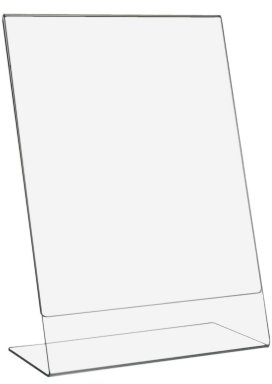 50 Stück DIN A4 L-Ständer/Werbeaufsteller im Hochformat aus Acrylglas - Zeigis®